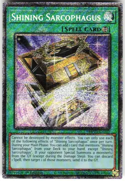 Shining Sarcophagus MP25-EN005 Yugioh TCG Starlight Rare NM - Image 1