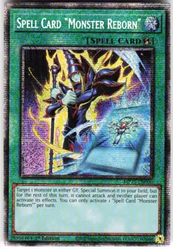 Spell Card "Monster Reborn" MP25-EN006 Yugioh TCG Starlight Rare NM - Image 1