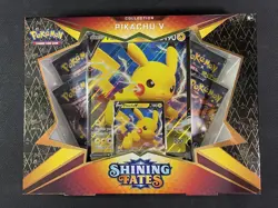 Pokemon Card Factory Sealed Shining Fates Pikachu V Collection Box Swsh - Image 1