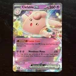 Clefable ex 082/197 Pokemon TCG Obsidian Flames Double Rare Holo Card Near Mint - Image 1