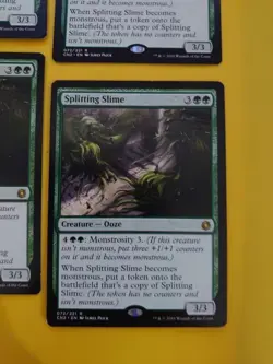 Splitting SLime playset. Rare OOze Conspiracy 2 - Take the Crown. MTG 4 Card. - Image 2
