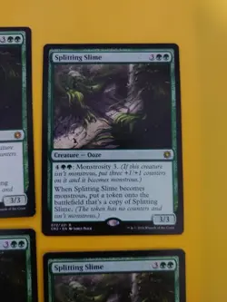 Splitting SLime playset. Rare OOze Conspiracy 2 - Take the Crown. MTG 4 Card. - Image 3