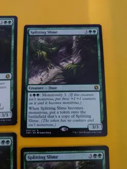 Splitting SLime playset. Rare OOze Conspiracy 2 - Take the Crown. MTG 4 Card. - Image 4