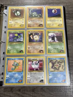 Pokemon VINTAGE Binder Lot Of 95 Cards Gym, Jungle, Fossil, Base, Rocket+ NM-LP - Image 1