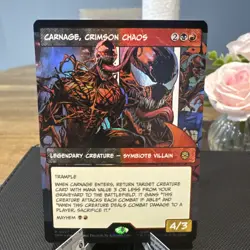 Carnage, Crimson Chaos (Borderless) Marvel's Spider-Man Foil - Image 1