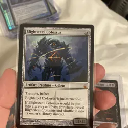 Blightsteel Colossus Magic the gathering mirrodin besieged - Image 1