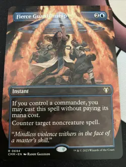Fierce Guardianship (Borderless) Commander Masters Regular - Image 1