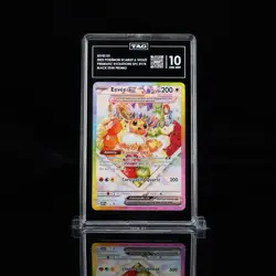 2025 POKEMON S & V PRISMATIC EVOLUTIONS EEVEE EX BLACK STAR PROMO 174 TAG 10 - Image 1