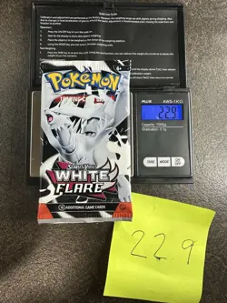 Pokemon White Flare/Black Bolt HEAVY Pack Set 22.9, 22.9, 22.9(Rounds Up), 22.6! - Image 3