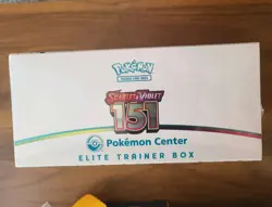 Pokemon Center 151 Elite Trainer Box ETB Scarlet Violet TCG New Sealed - Image 3
