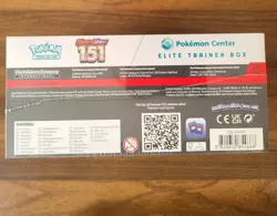Pokemon Center 151 Elite Trainer Box ETB Scarlet Violet TCG New Sealed - Image 4