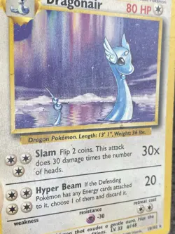 Carte Pokemon Dragonair 18/102 Rare Set De Base Wizard Anglais Occasion - Image 5