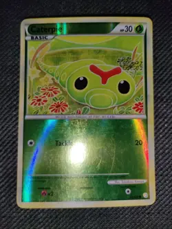 Pokemon TCG - Heartgold & Soulsliver - Caterpie - 57/123 - Reverse Holo - LP - Image 1