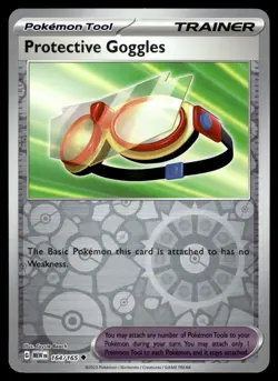 PROTECTIVE GOGGLES [FOIL] - 164/165 - POKEMON 151 MEW-EN REVERSE ENGLISH - NM - Image 1