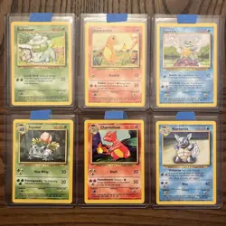 Pokemon base set starters and evos bulbasaur, charmander, squirtle NM - Image 3