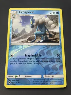 CROAPORAL REVERSE - POKEMON 52/214 SL10 ALLIANCE INFAILLIBLE NEUF FR - Image 1