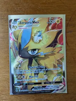Pokemon TCG Zeraora VMAX GG42/GG70 Crown Zenith - Image 1