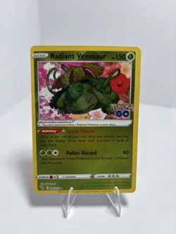 Radiant Venusaur 004/078 Pokemon GO Holo - Image 1