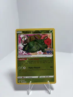 Radiant Venusaur 004/078 Pokemon GO Holo - Image 2