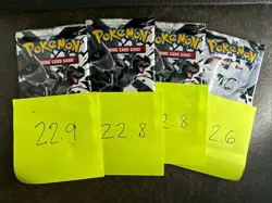 Pokemon White Flare/Black Bolt HEAVY Pack Set 22.9, 22.8, 22.8, 22.6! - Image 1