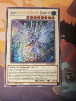 Yu-Gi-Oh! Adamancipator Risen - Dragite SESL-EN009 Secret Rare 1st Edition NM - Image 1