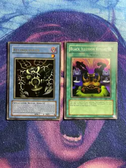 YuGiOh! Relinquished Magic Ruler MRL-029 Unlimited Ultra Rare & Black Illusion - Image 1