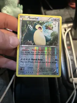 Pokemon TCG Snorlax XY Breakthrough Reverse Holo Card 118/162 2015 - Image 1