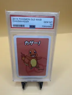 PSA 10 Charmander Old Maid 2019 Red Back Promo Japanese Pokemon Card Gem Mint - Image 1