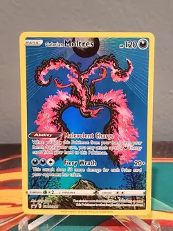 Galarian Moltres SWSH284 Black Star Promo Pokemon Card - Image 1