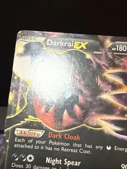 Pokemon Card Darkrai EX BW46 Rare Black Star Promo Light Play - Image 2