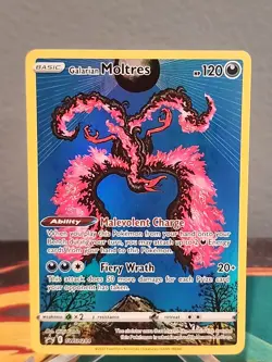 Galarian Moltres SWSH284 Black Star Promo Pokemon Card - Image 1