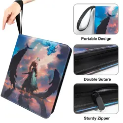Trading Card Binder for One Piece Zoro Cards 9 Pocket 60 Sleeves up to 1080 Card - Image 4