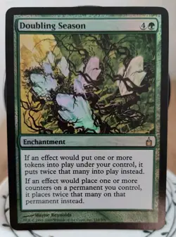 MTG - Doubling Season - Foil - Ravnica: City of Guilds - Enchantment - Commander - Image 1
