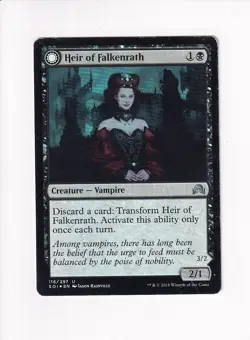 Vintage Magic The Gathering MTG FOIL 2016 HEIR OF FALKENRATH 116/297 (Sh) - Image 1