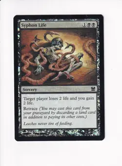 Vintage Magic The Gathering MTG FOIL 2013 SYPHON LIFE 100/229 (Sh) - Image 1