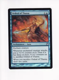 Vintage Magic The Gathering MTG FOIL 2013 ORDEAL OF THASSA 58/249 (Sh) - Image 1