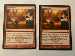 Magic the Gathering MTG - 2x Vandalblast NM Unplayed - Image 1