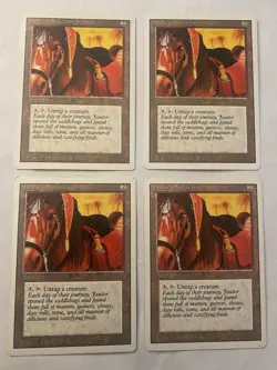 Magic the Gathering MTG - 4x Jandor's Saddlebag Revised Light Play - Image 1