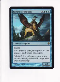Vintage Magic The Gathering MTG FOIL 2010 SPHINX OF MAGOSI 89/248 (Sh) - Image 1