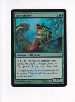 Vintage Magic The Gathering MTG FOIL 2008 GODTOUCHER 133/249 (Sh) - Image 1