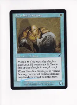 Vintage Magic The Gathering MTG FOIL 2003 FRONTLINE STRATEGIST 15/143 (Sh) - Image 1