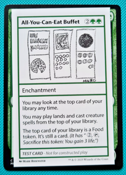 MTG - All-You-Can-Eat Buffet - Play Test - Mystery Booster 2 - Magic - Image 1