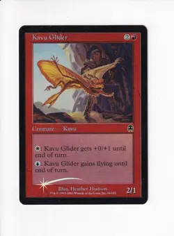 Vintage Magic The Gathering MTG FOIL 2001 KAVU GLIDER 64/143 (Sh) - Image 1