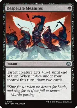 Desperate Measures - Near Mint MTG Tarkir: Dragonstorm - Image 1