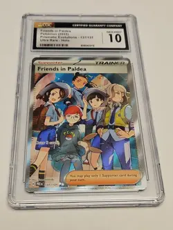 2025 Pokemon Friends in Paldea 137/131 UR Prismatic Evolutions CGC 10 - Image 1
