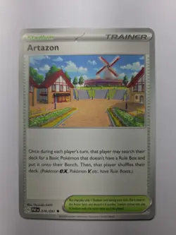 Artazon - 076/091 - Paldean Fates Paf Near Mint Nm Pokemon Tcg - Image 1