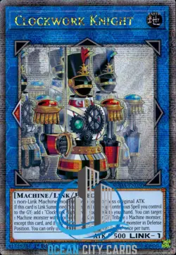 Yugioh Clockwork Knight SUDA-EN050 Quarter Century Secret Rare 1st Edition - Image 1