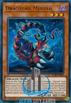 Yugioh Dracotail Mululu Ultra Rare JUSH-EN005 1st Edition - Image 1