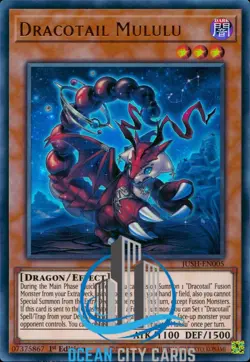 Yugioh Dracotail Mululu Ultra Rare JUSH-EN005 1st Edition - Image 5