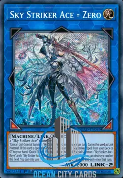 Yugioh DUAD-EN049 Sky Striker Ace Zero Secret Rare 1st Edition - Image 1
